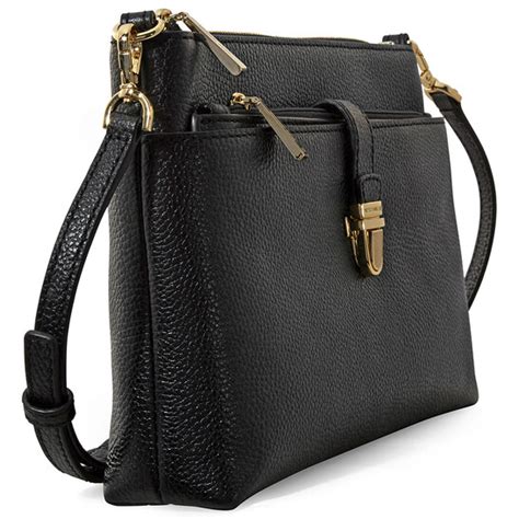 michael kors mercer large snap pocket crossbody black|MICHAEL Michael Kors Mercer Large Snap Pocket Crossbody.